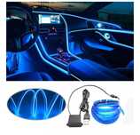 Światłowód ambient light tuning Led USB 5m niebieski pasek Wąż listwa