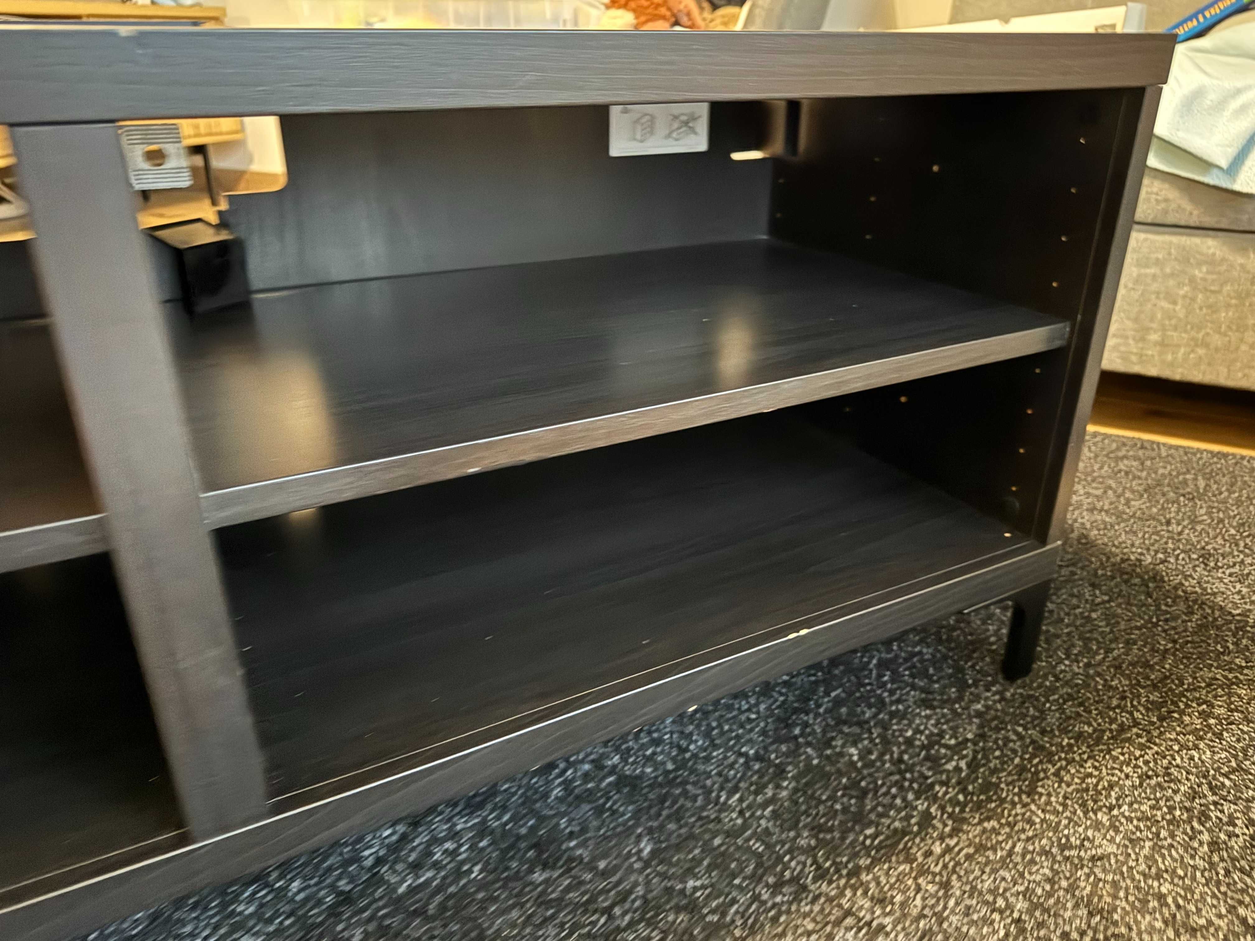 Szafka RTV Ikea Besta 120 cm brąz