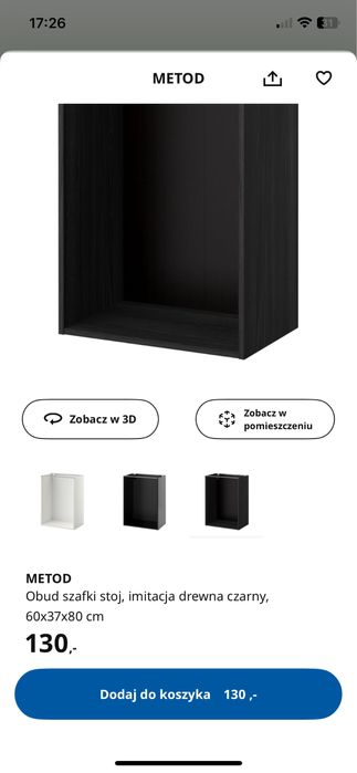 NOWE 2 szafki ikea metod