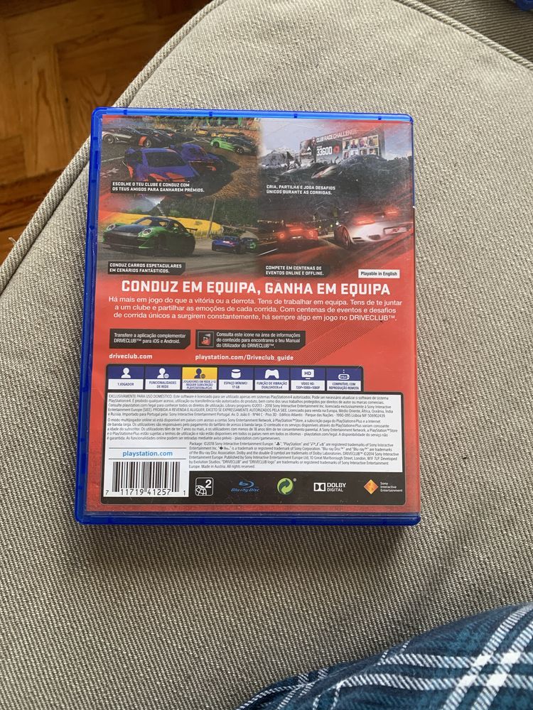 CD de PS4 Drive Club