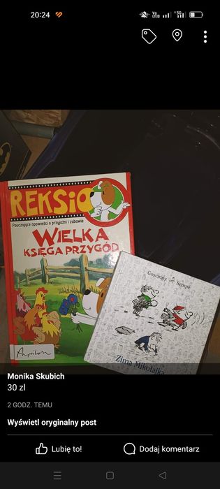 Książka Wielka księga przygód Reksia