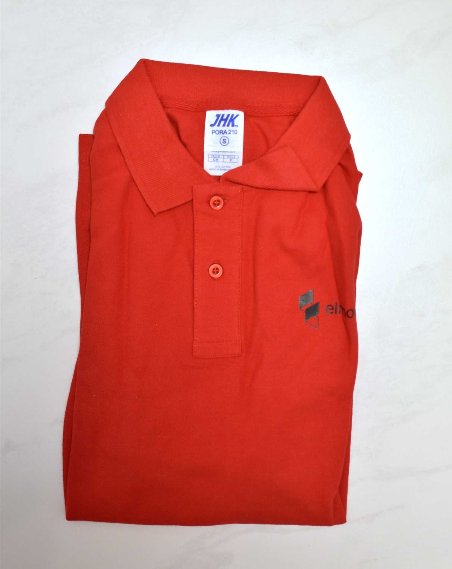 Koszulka robocza polo, męska, czerwona Elmonter, S
