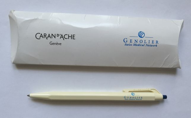 Продам ручку Caran d'Ache 825 Eco Синяя клипса, Швейцария