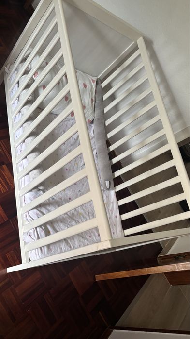 Cama ikea bebe branca