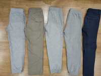 Spodnie chłopięce 4 pary 128