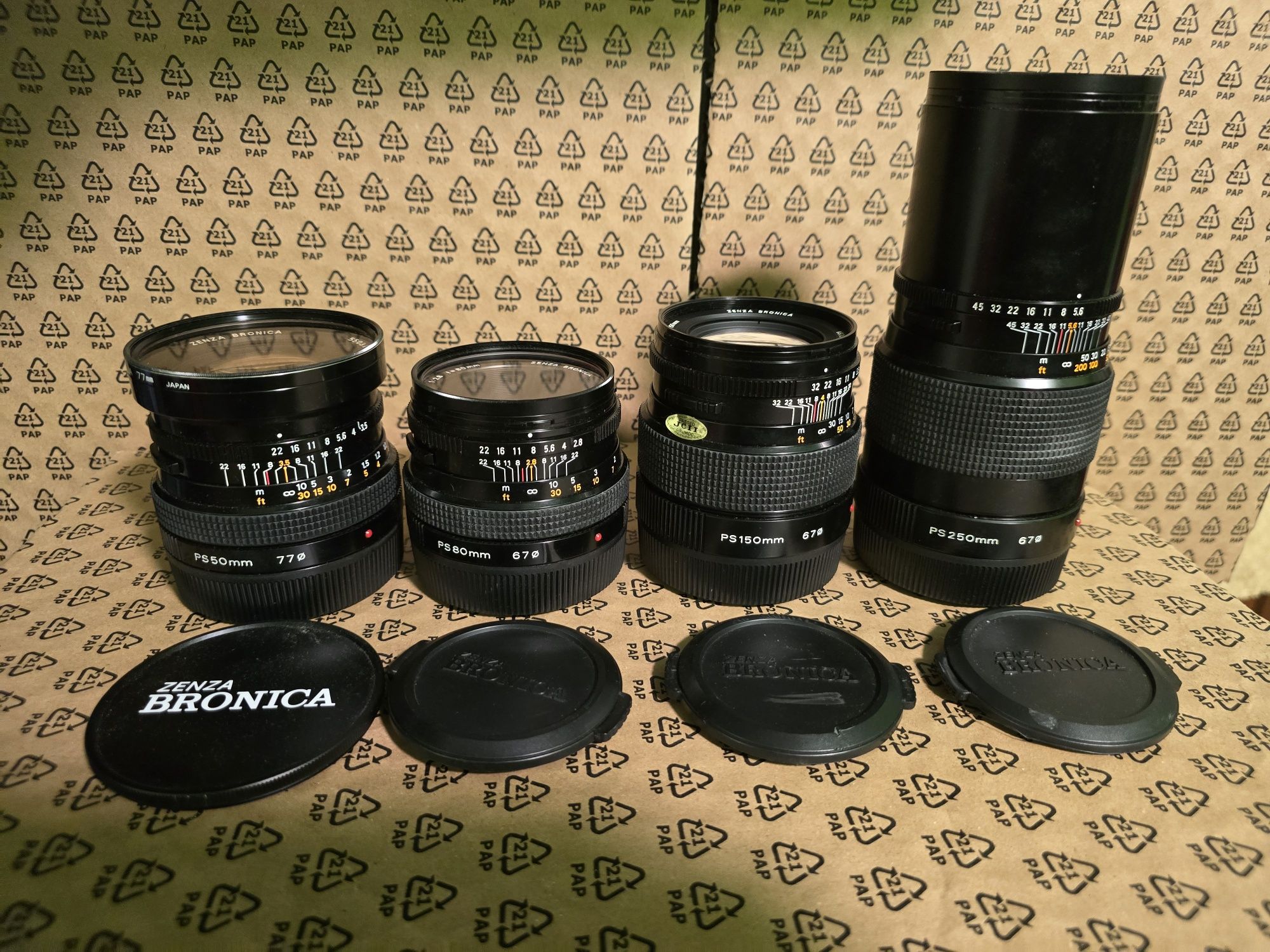 Zenza Bronica SQ-A Pełen Zestaw! 4x Obiektywy Zenzanon PS + akcesoria