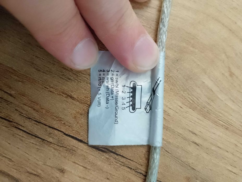 Kabel USB 2.0 Hama USB - miniUSB, 1,9 m