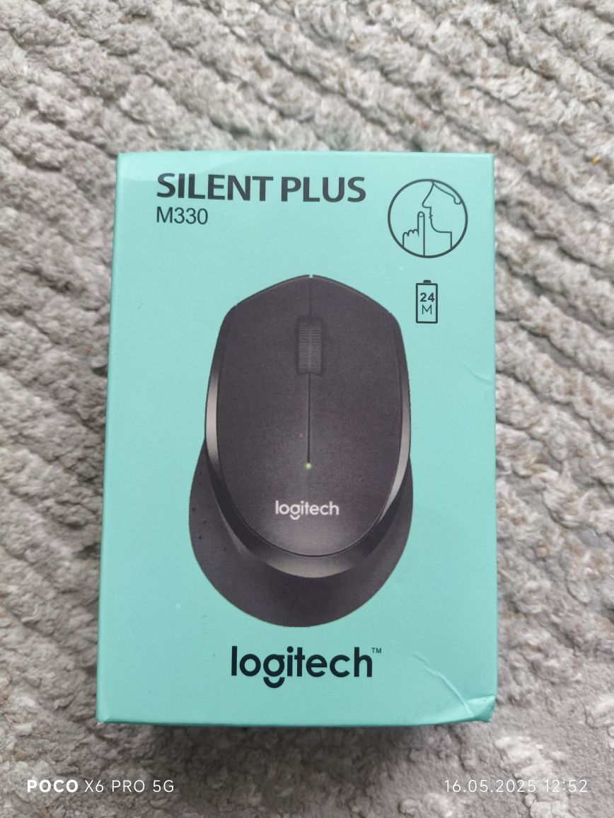 Mysz Logitech m330 silent plus nowa
