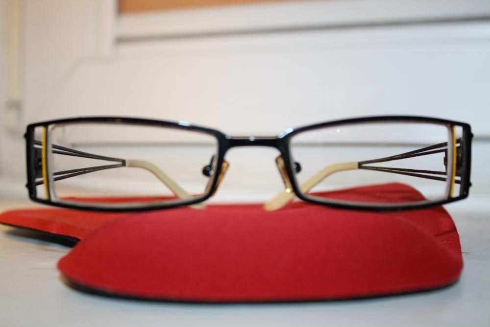 okulary damskie korekcyjne - minus 2,75 wraz z etui