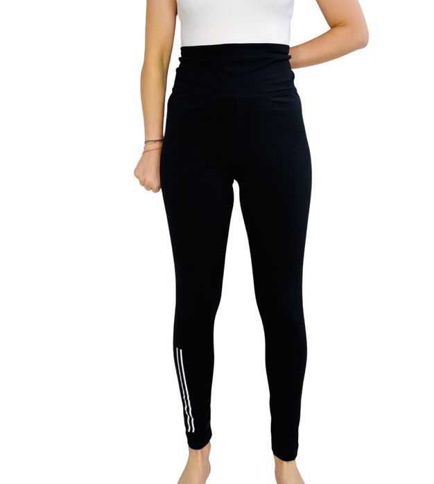 Czarne sportowe legginsy M 38 Lindex