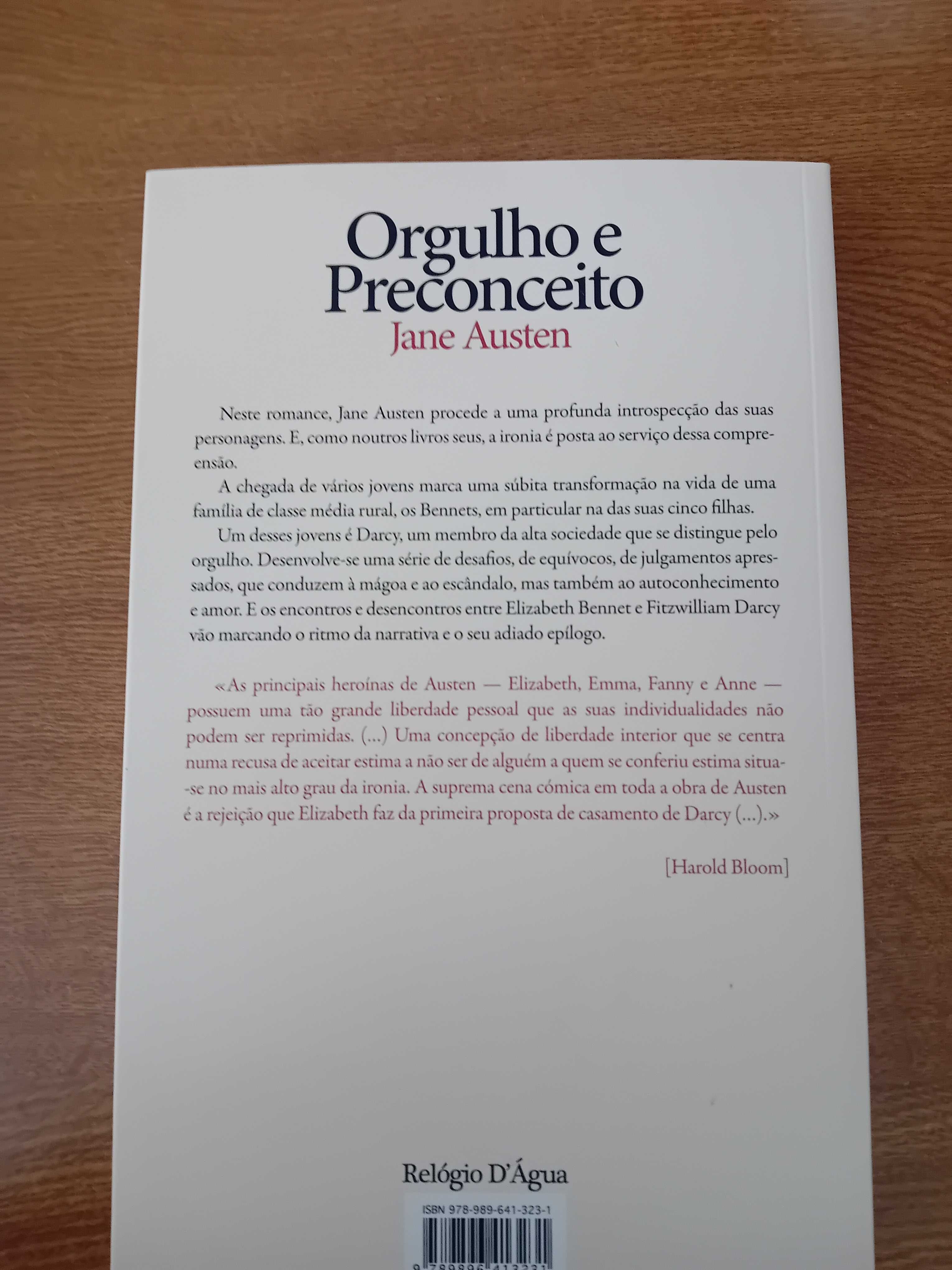 Orgulho e Preconceito, Jane Austen