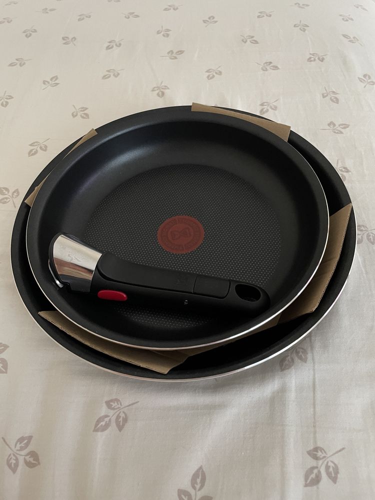 Zestaw 2 patelni tefal z uchwytem