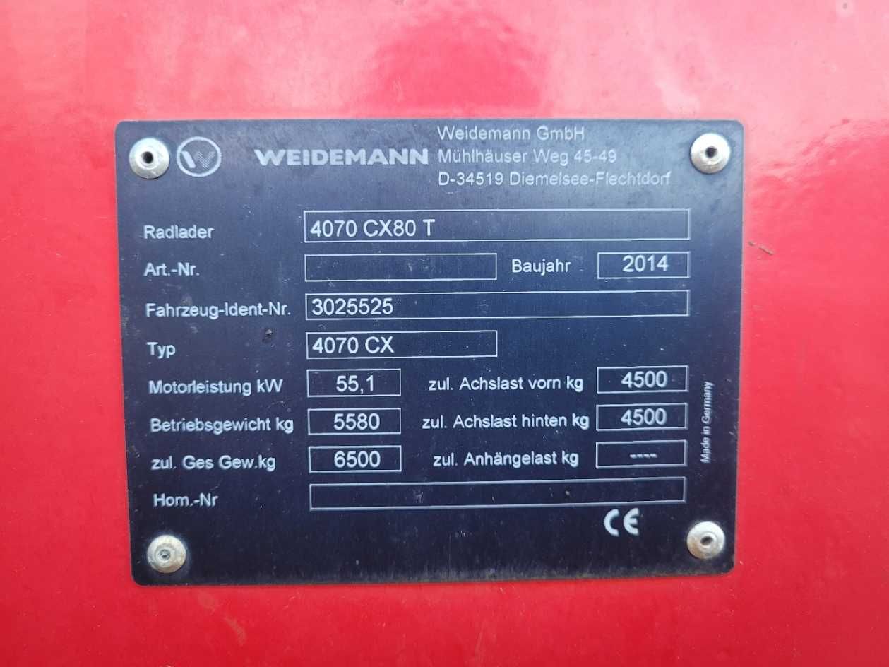 Ładowarka teleskopowa WEIDEMANN 4070