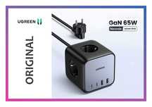 Блок зарядки 65W Ugreen gan зарядка блочок для быстрой зарядки