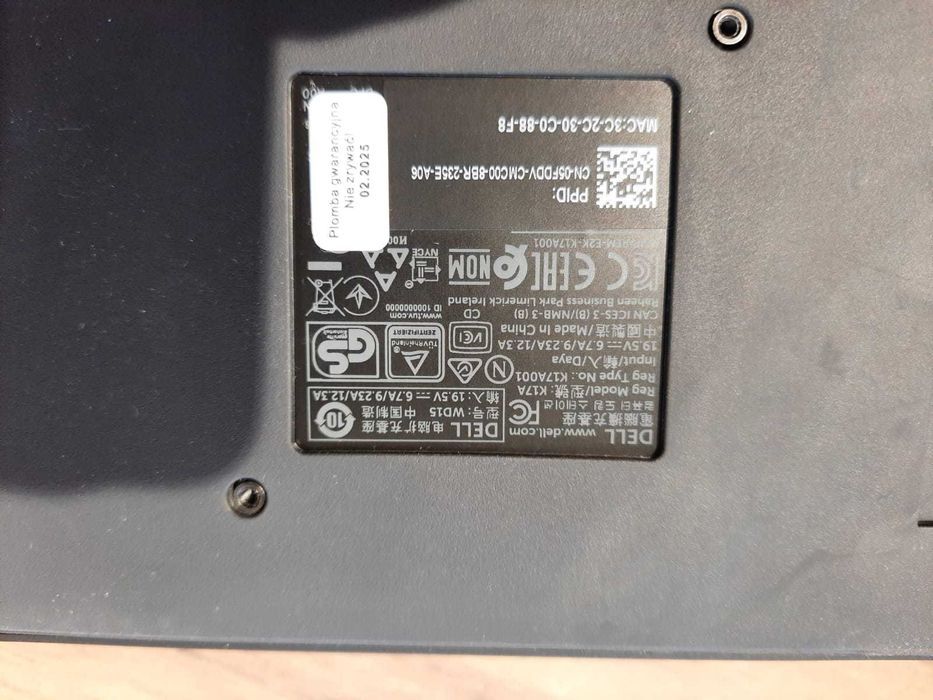 Stacja dokująca DELL WD15 USB-C K17A