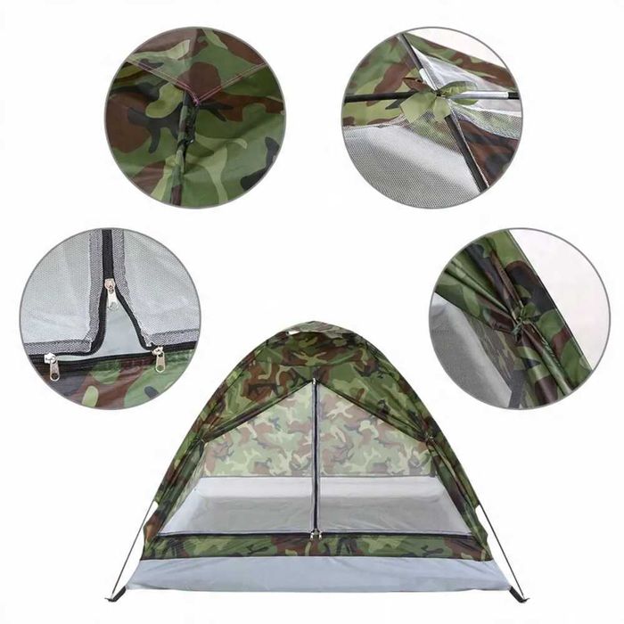 NAMIOT TURYSTYCZNY 3x3m Kempingowy 7 Osobowy Wodoodporny Moskitiera