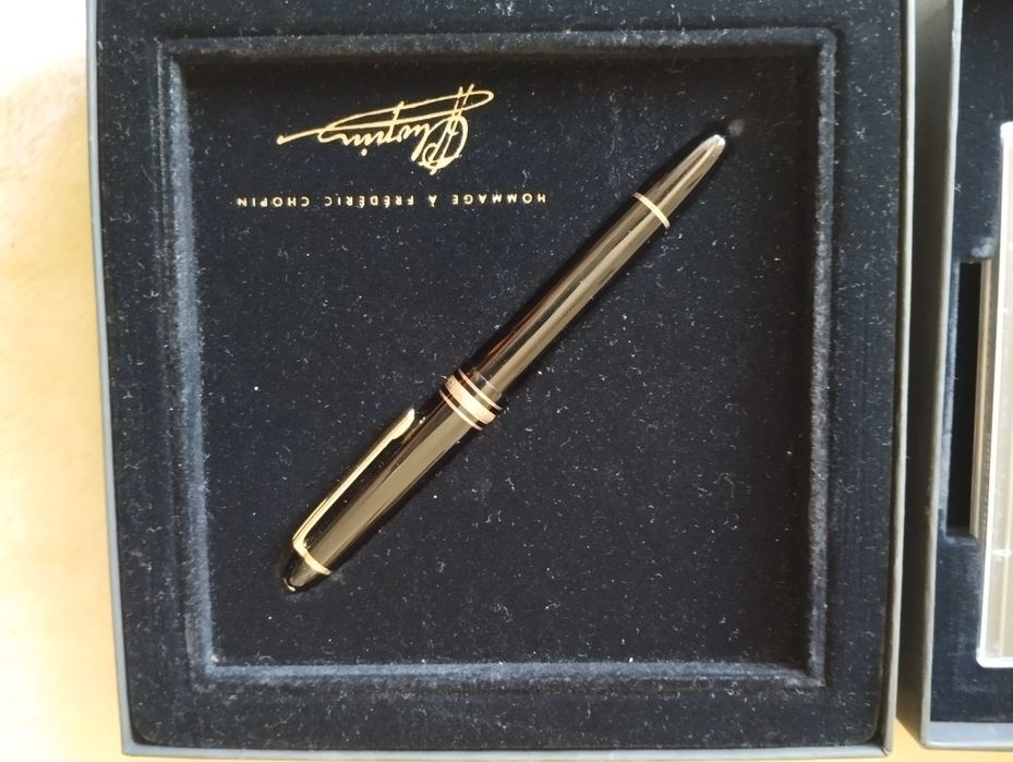 Caneta Mont Blanc ouro 14k