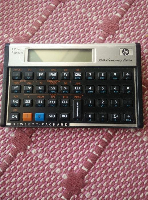 Calculadora Financeira HP12C Platinum Versão Especial 25 Anos