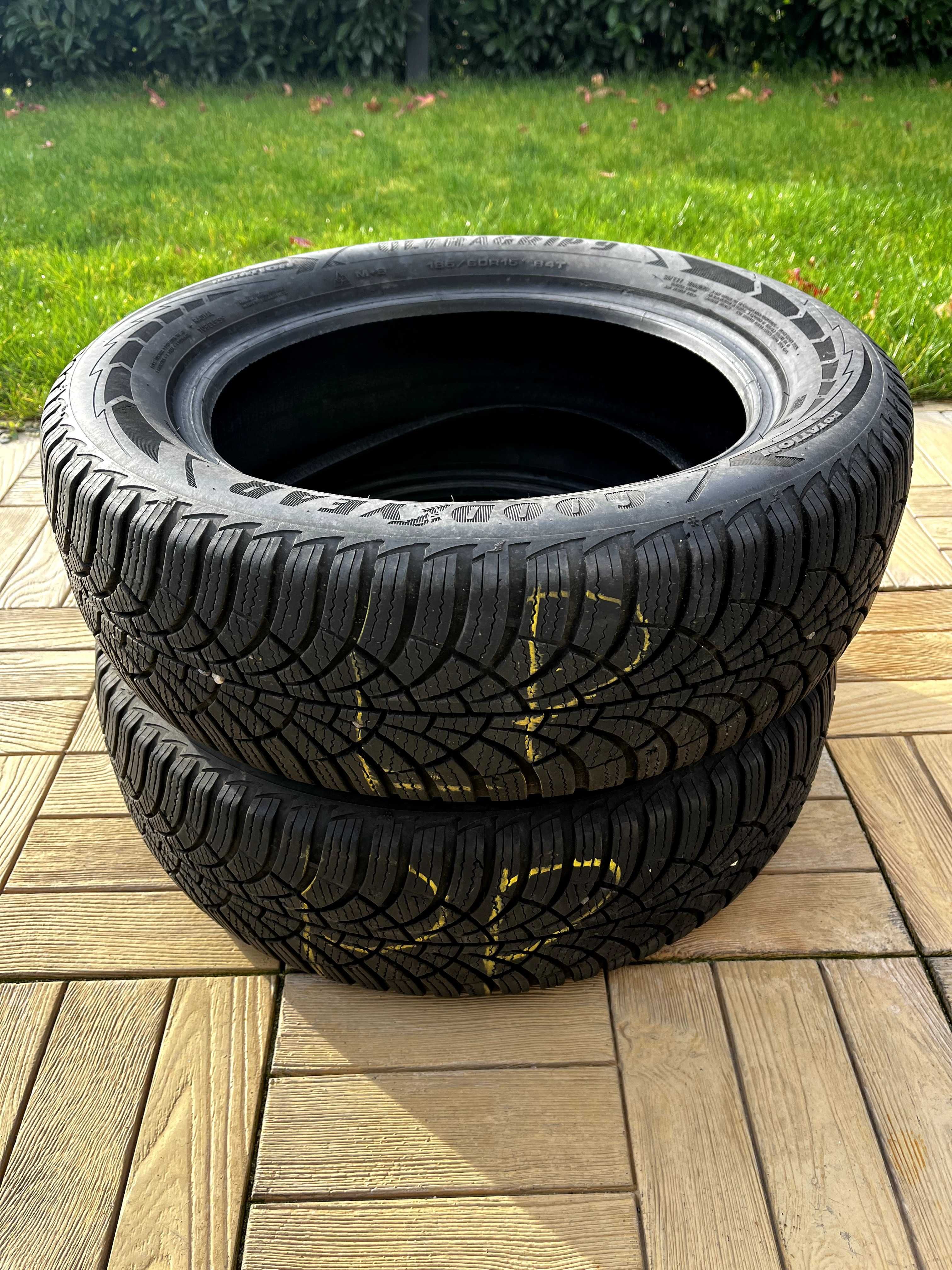 2 opony zimowe Goodyear Ultragrip 9 185/60R15 84T