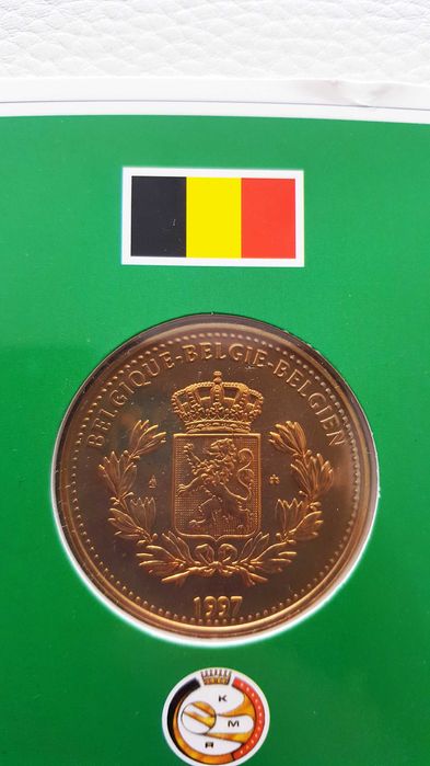 Moeda 1997 da Casa da Moeda Real da Bélgica, Príncipe Laurent, Proof