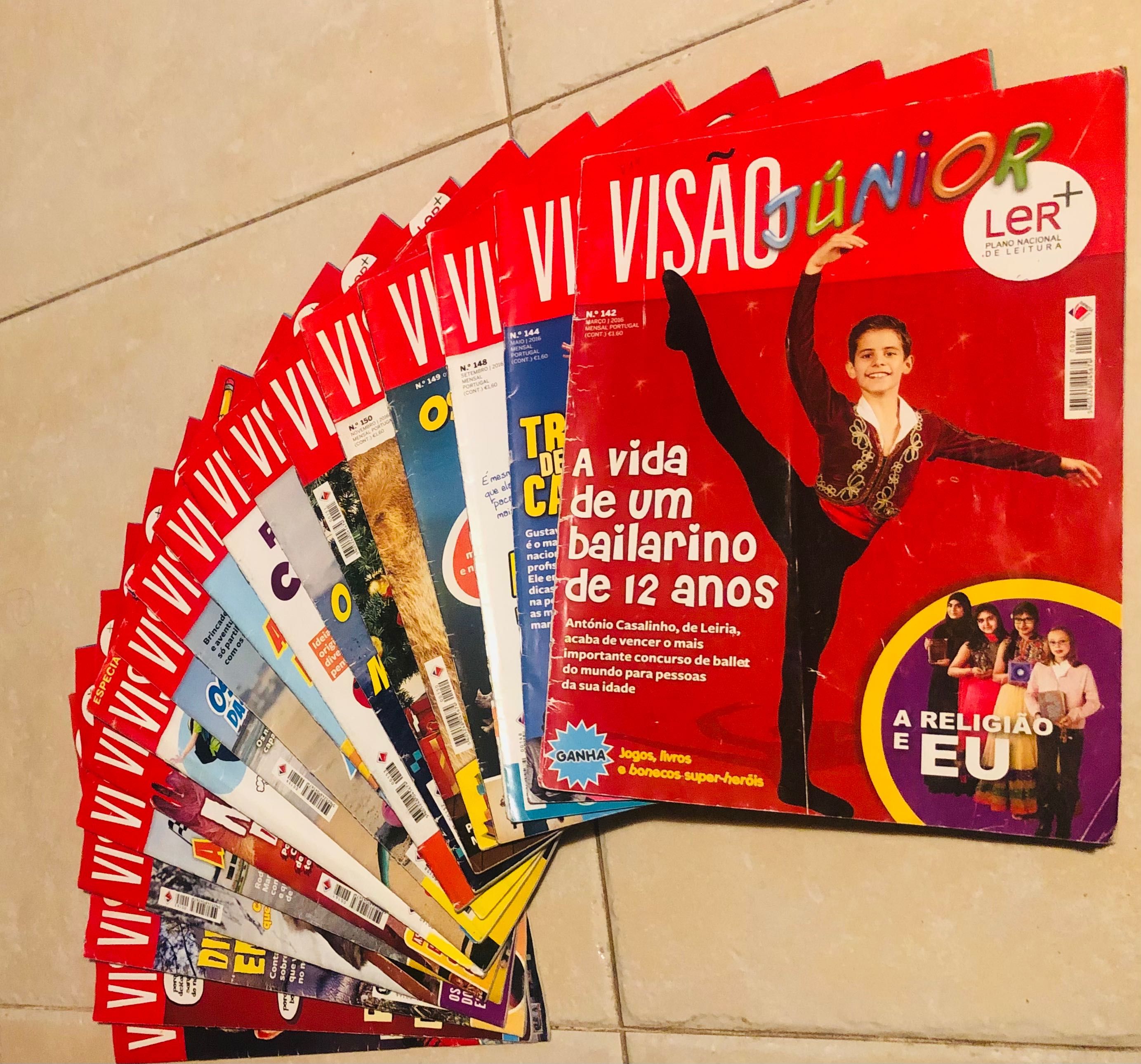 18 Revistas Visão Júnior - didática e lúdica