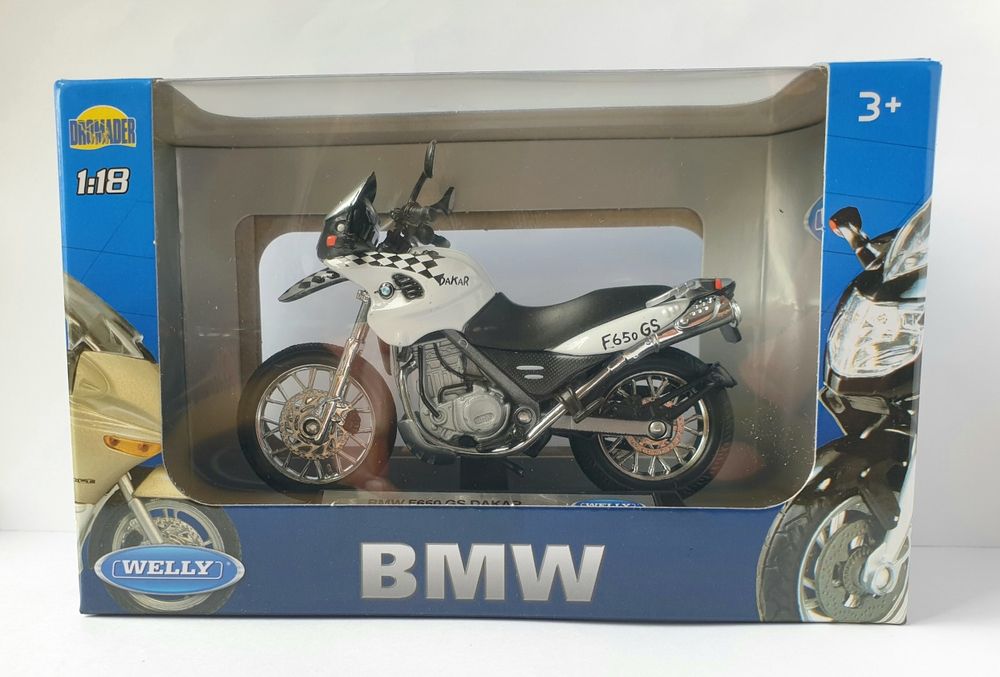 BMW F650 GS Dakar welly die cast model 1:18