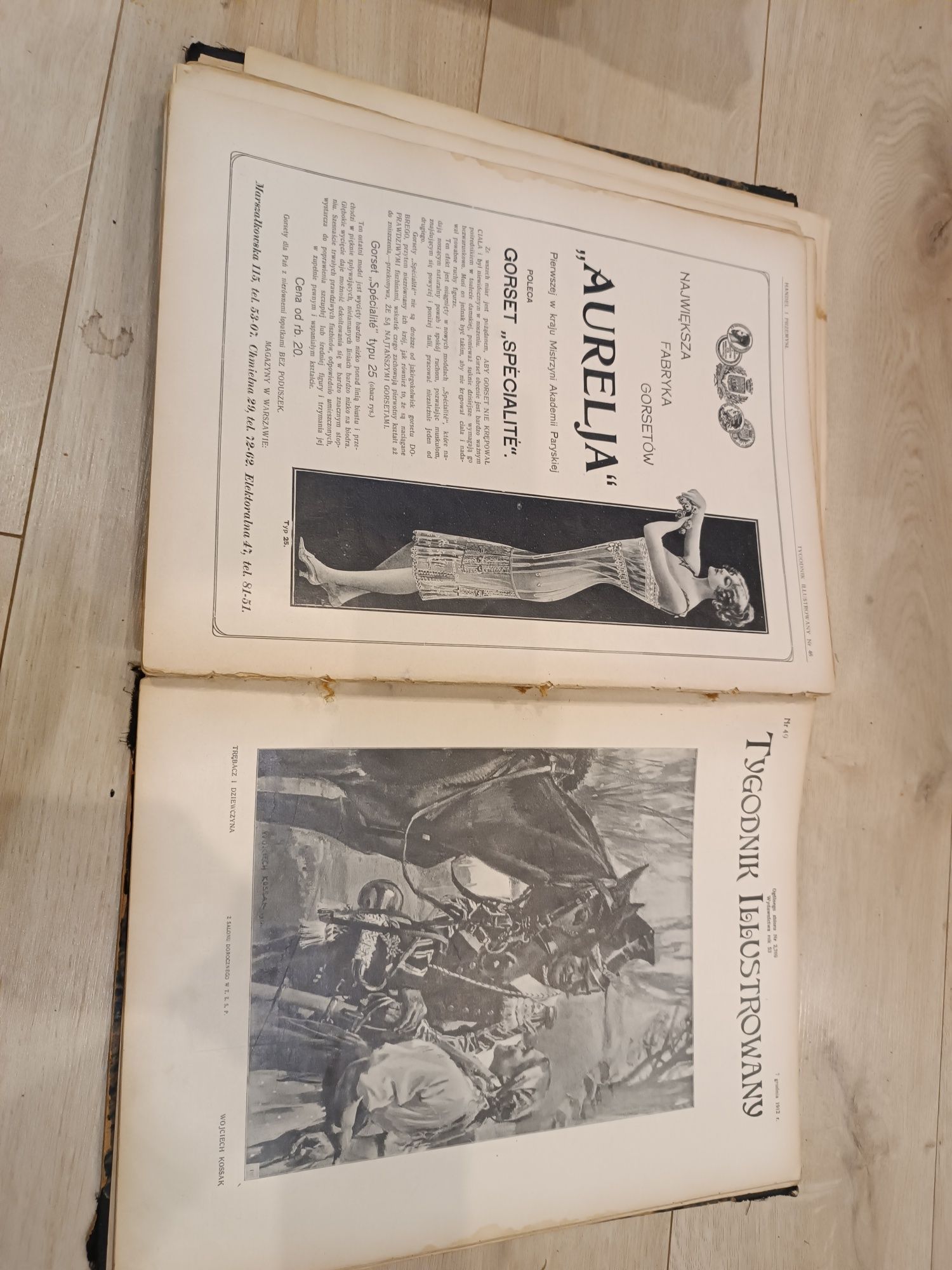 Tygodnik ilustrowany 1912 rocznik unikat