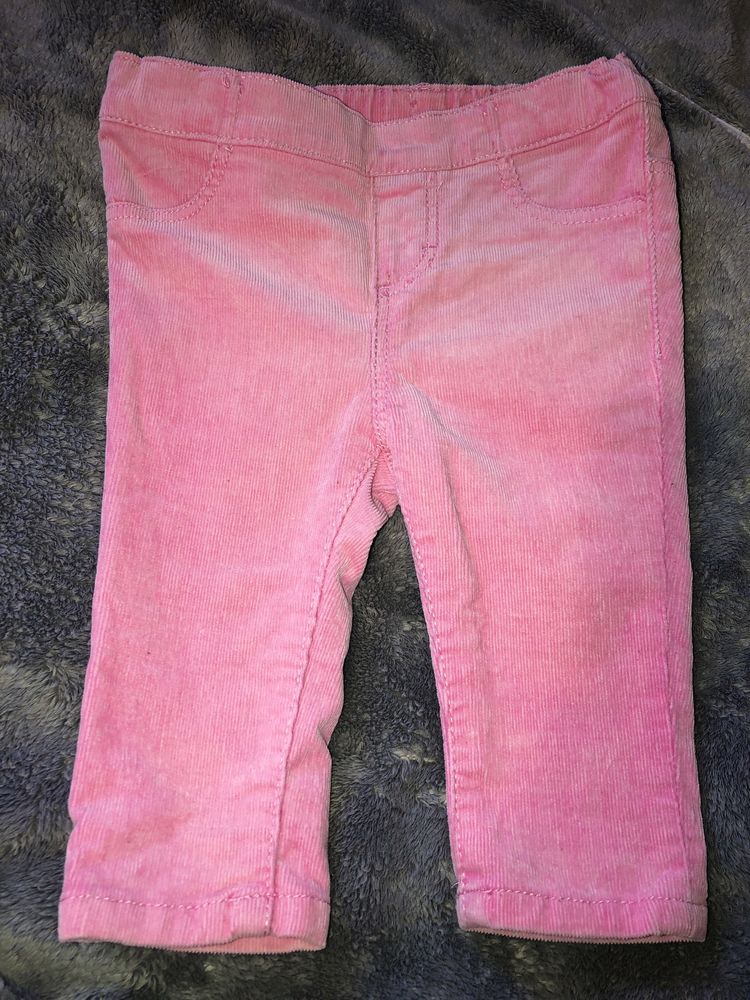 Вельветові рожеві штани,джинси+кофтинка, набір