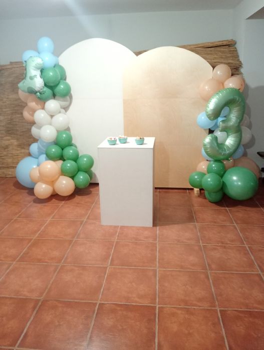 Conjunto de painéis decorativos para  eventos.
