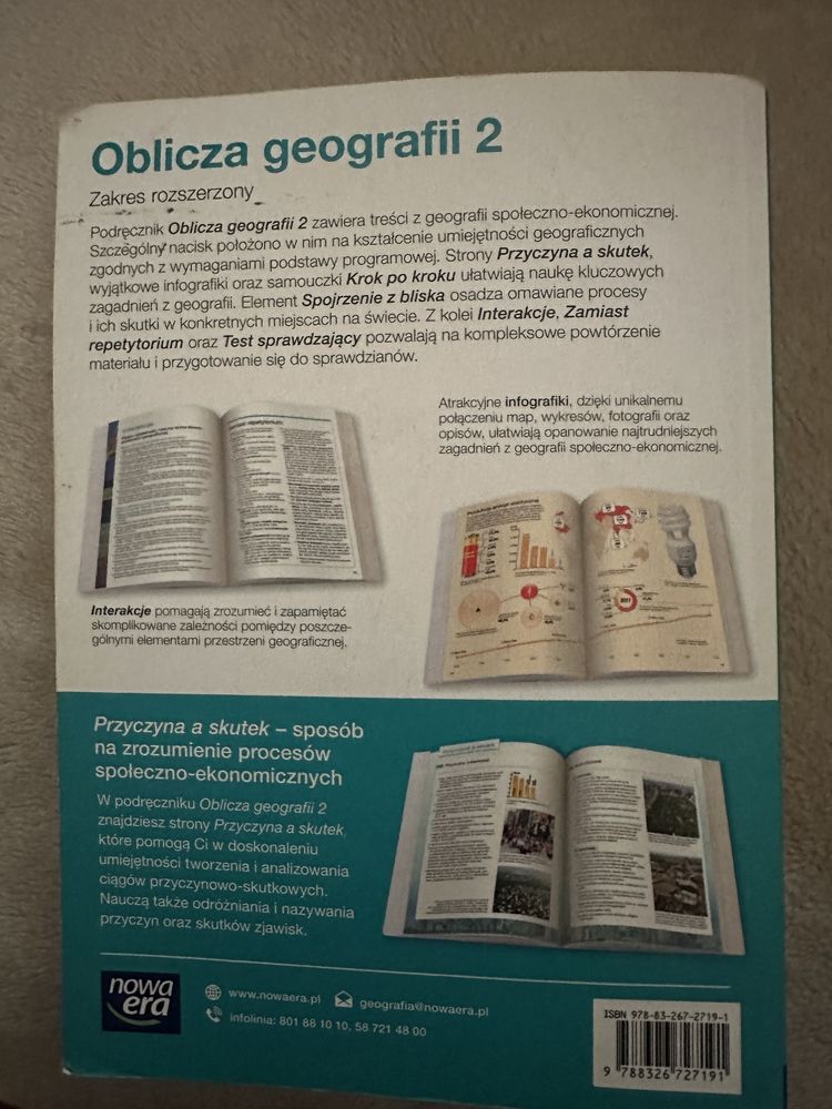 Podręcznik do liceum Oblicza Geografii 2 zakres rozszerzony