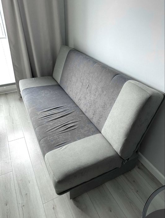 Wersalka szara rozkładana kanapa sofa łóżko PÓŁROCZNA DOSTAWA OKAZJA !