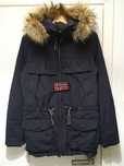 Stylowa granatowa trekkingowa zimowa kurtka winter jacket Napapijri