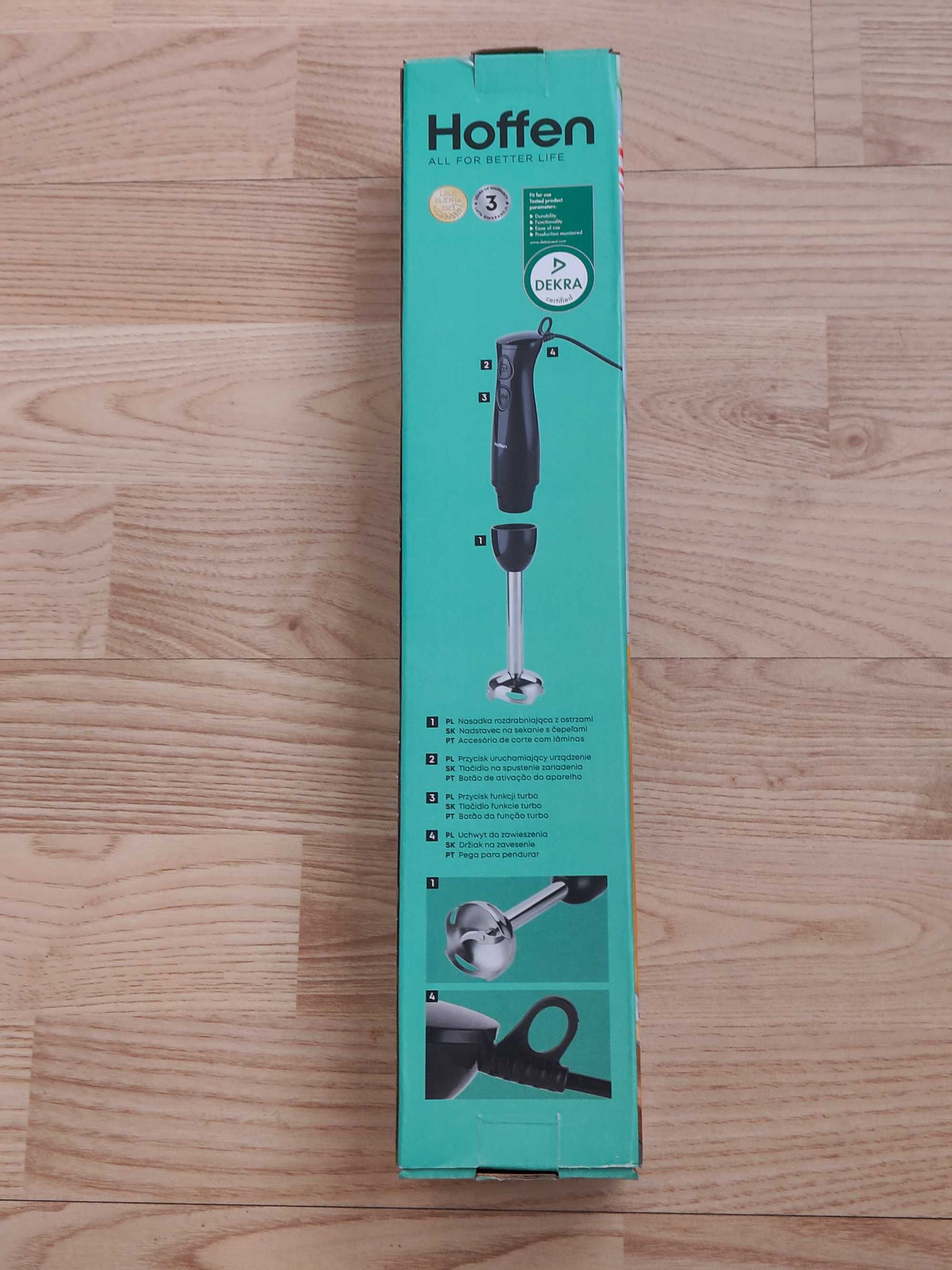 Blender ręczny - hand blender marki Hoffen -  400 W