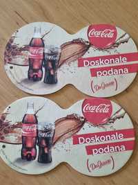 Podkładki pod kubek cola, Nowe 2szt.za 1zł