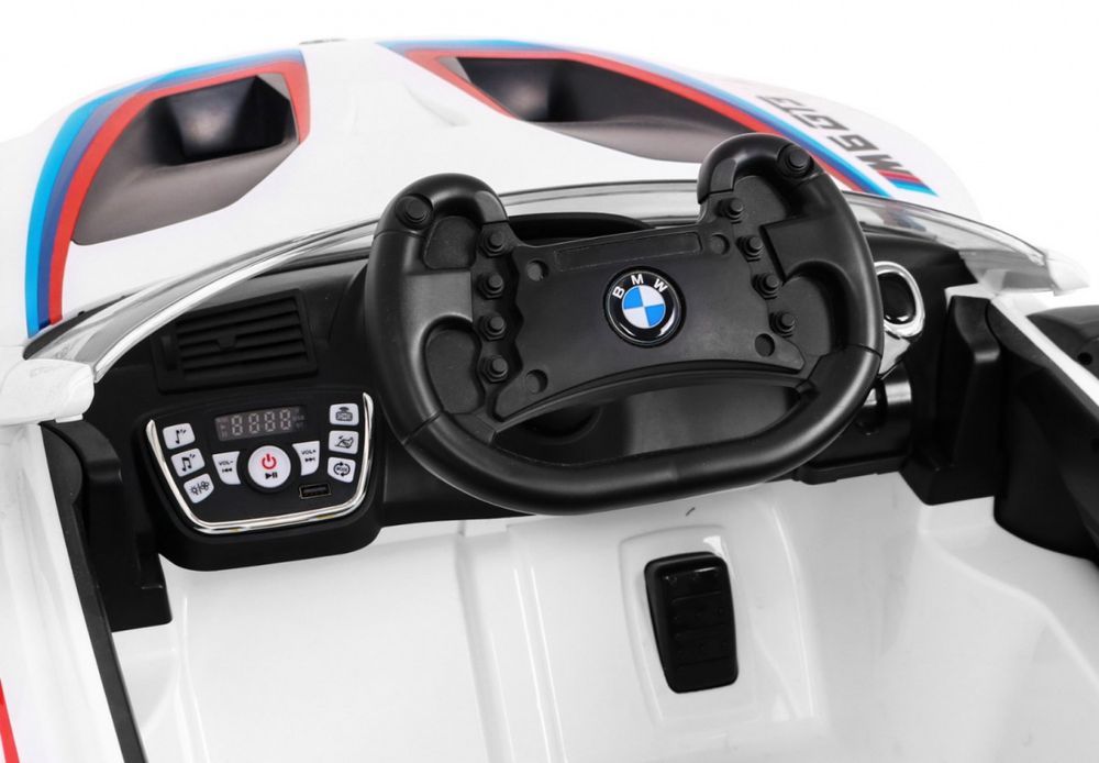 Auto pojazd samochód na akumulator dla dzieci BMW M6 GT3 Biały