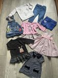 Zestaw dla dziewczynki 80 cm 8 szt ralph lauren next geotge h&m