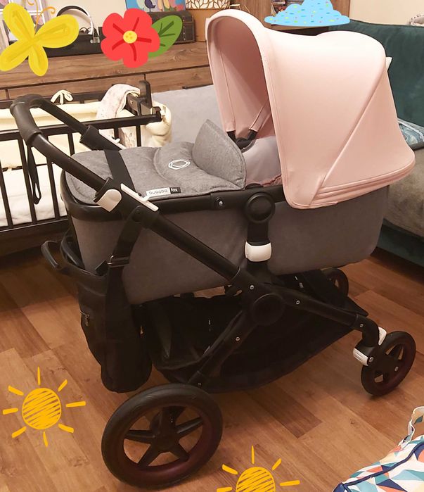 Bugaboo Fox 2w1 dużo oryginalnych dodatków