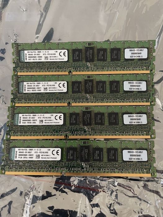 Pamiec Ram Serwerowa 32GB DDR3 PC3L KTD - PE316LV/8G