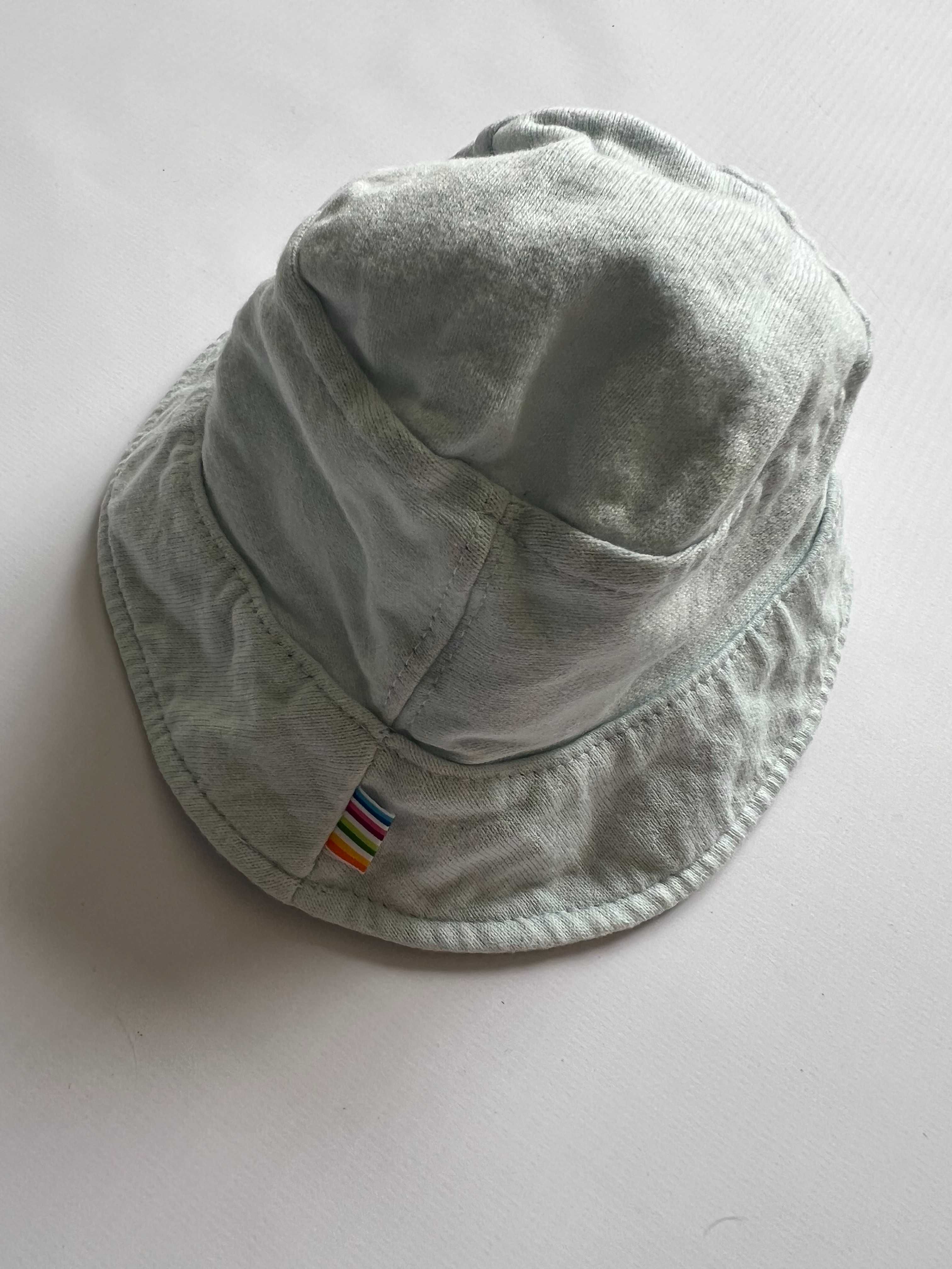 Joha kapelusik bucket hat kapelusz noworodek błękitny bawełna 37 cm