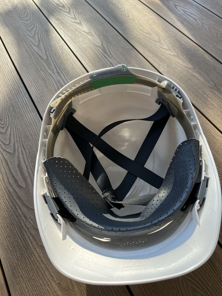 Kask budowlany biały