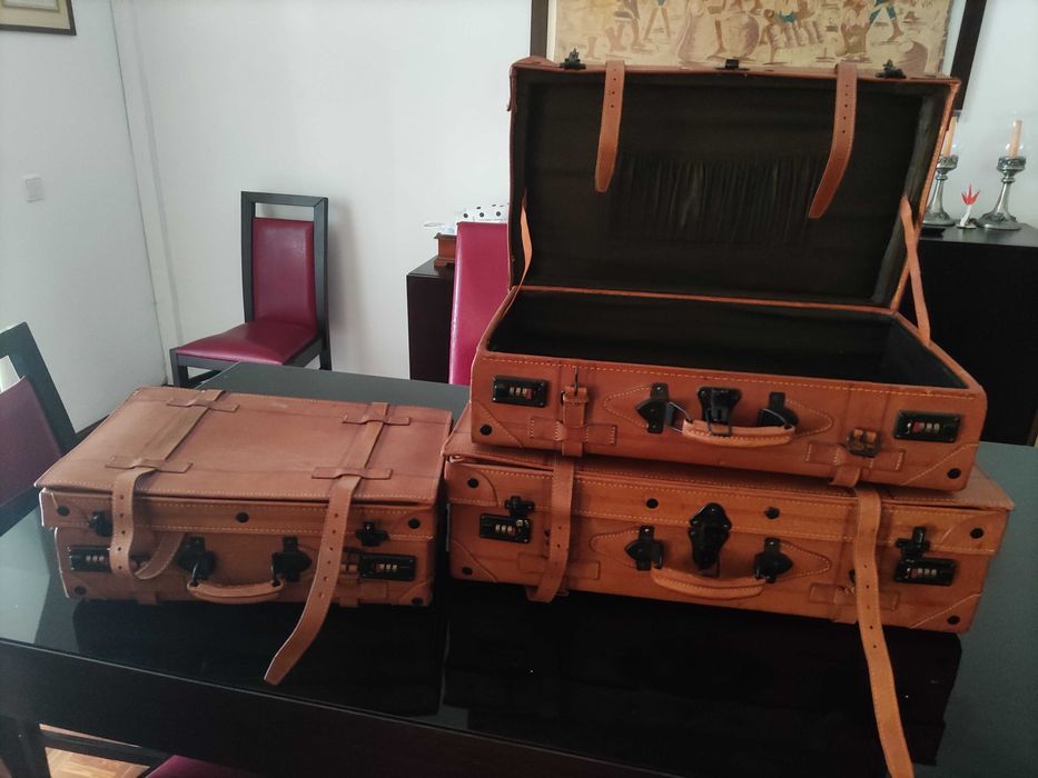 Malas de Viagem Retro - Colecção - Como Novas