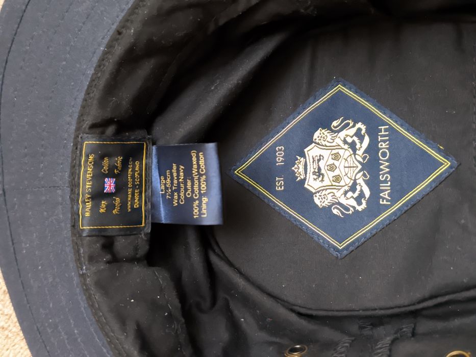 Оригинальная Шляпа Failsworth Waxed Cotton Traveller Hat