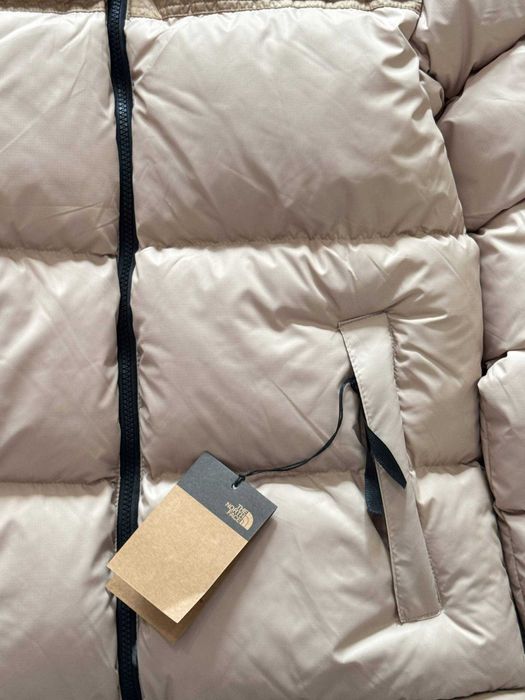 ЗНИЖКА! Пуховик бежевий The North Face 700 XS S M L XL