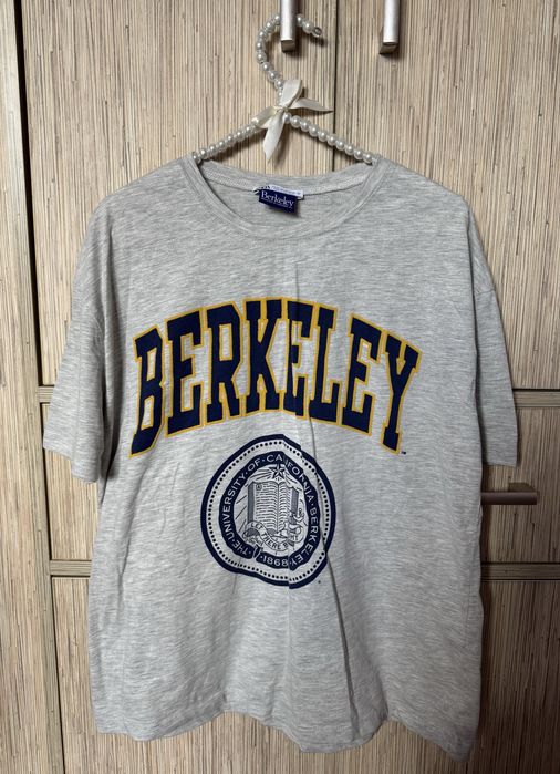 Zara bluzka t-shirt Berkeley szary M