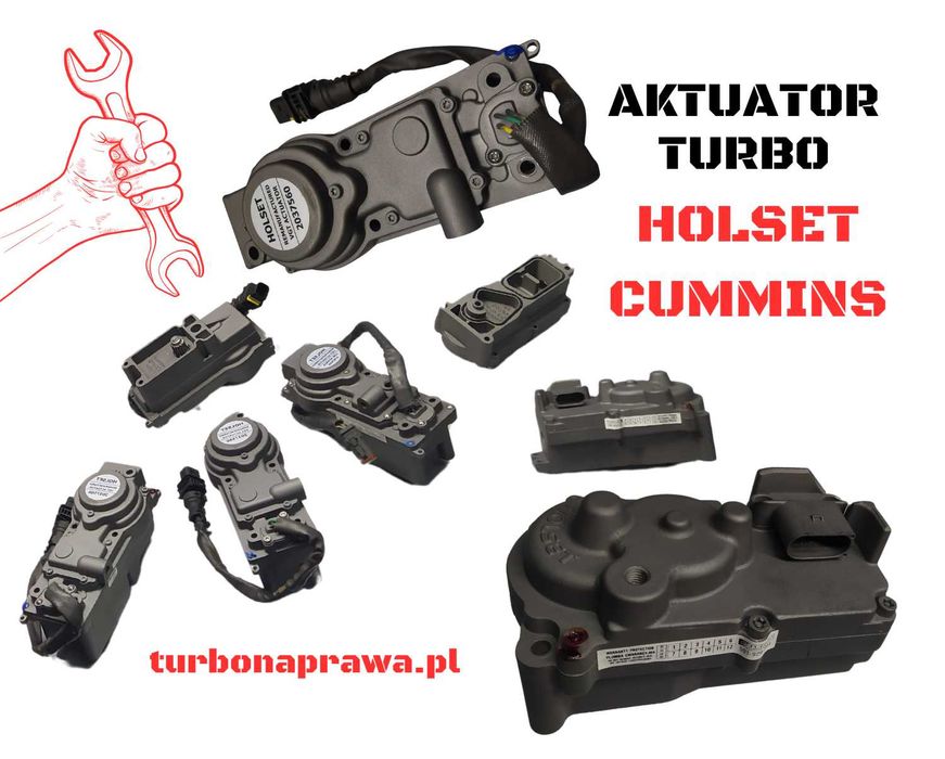 Zawór nastawnik sterownik turbo VTG Holset VGT DAF XF LF SCANIA napraw