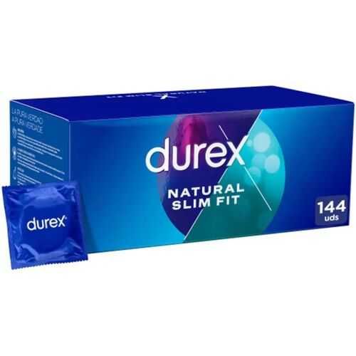 Preservativos DUREX - Natural Slim - 144 unidades