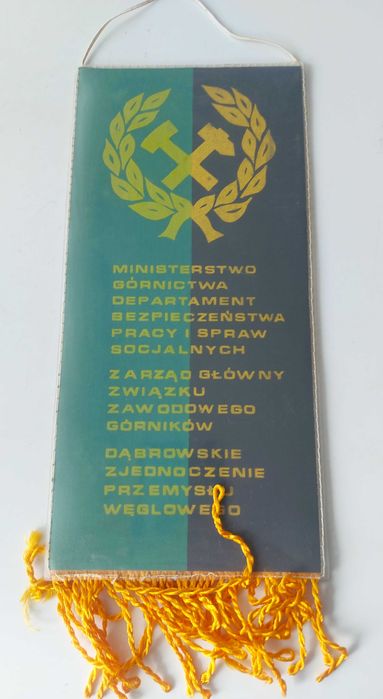 Proporczyk Górnictwo Ministerstwo Górnictwa Departament Bezpieczeństwa