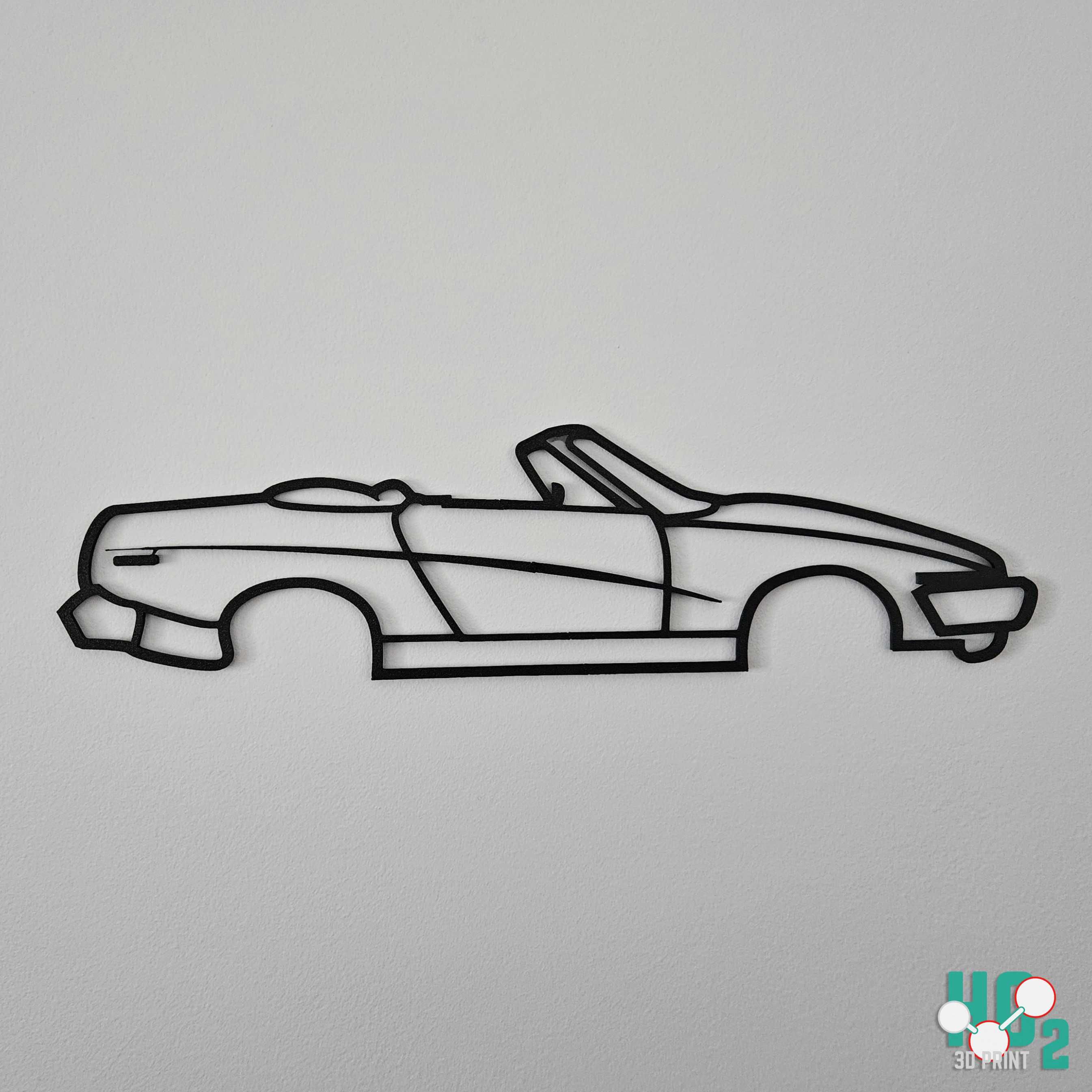 Silhuetas automóveis personalizáveis (3D)