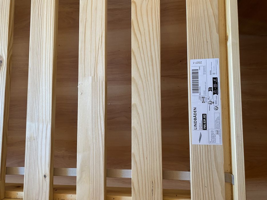 Łóżko pojedyncze 90x200 ikea neiden linbaden