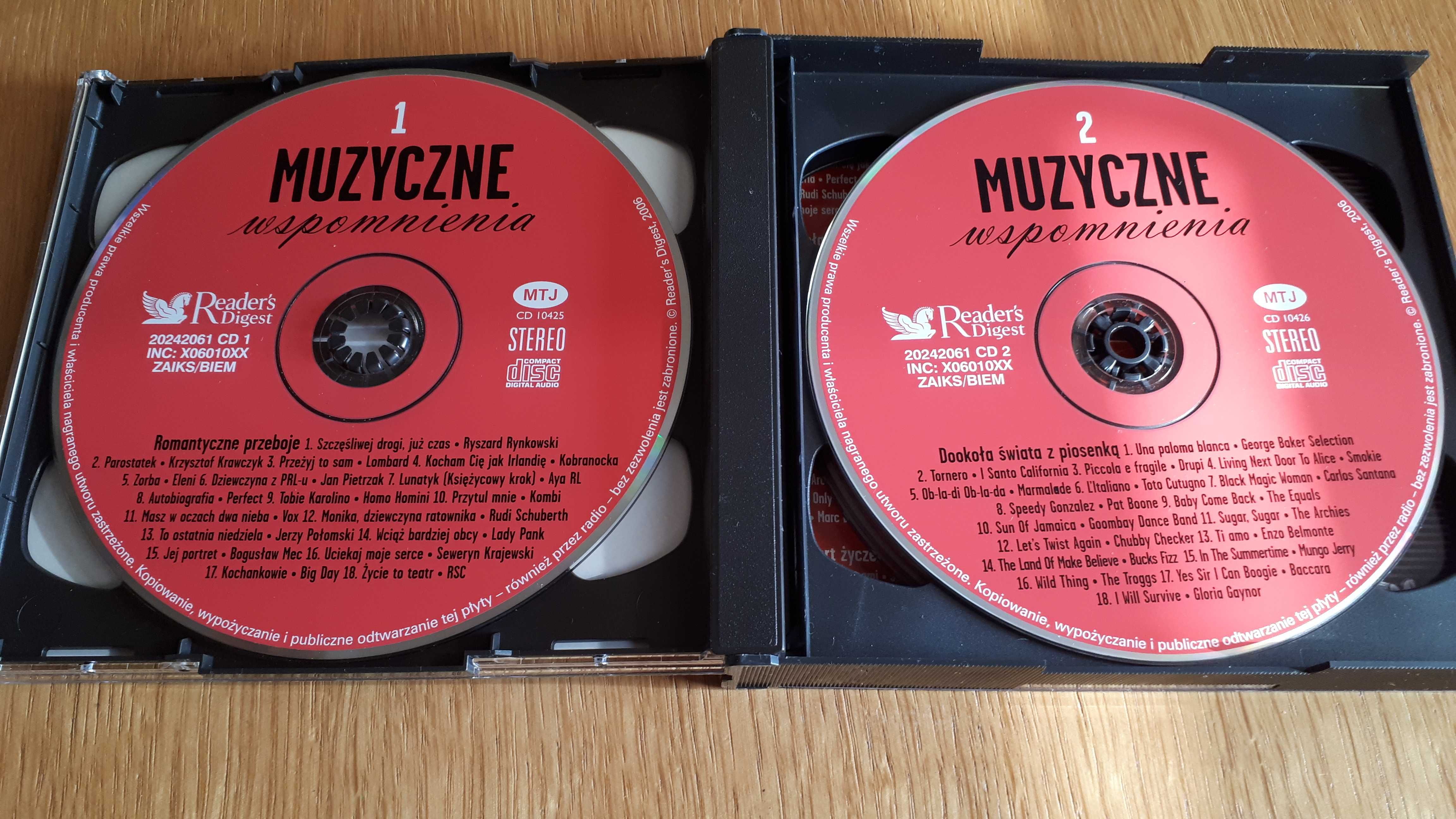 Album 5 x CD "Muzyczne wspomnienia" 90 piosenek